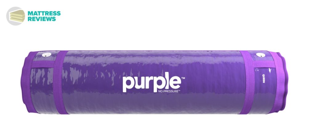 purple mattress shipping box